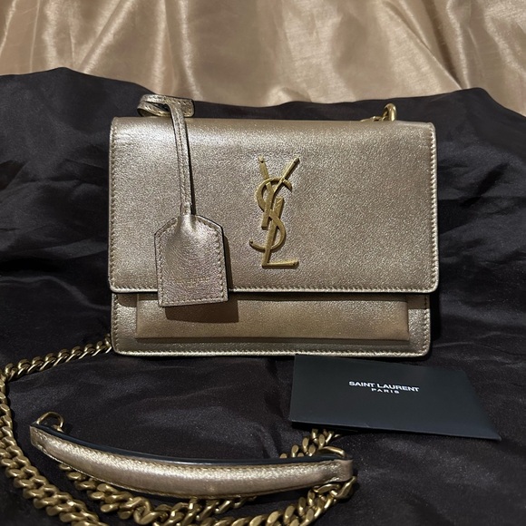 Saint Laurent "Sunset" shoulder bag leather - Picture 1 of 13